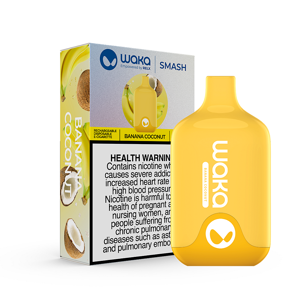 Relx Waka Smash - Banana Coconut 20mg/5500 puffs