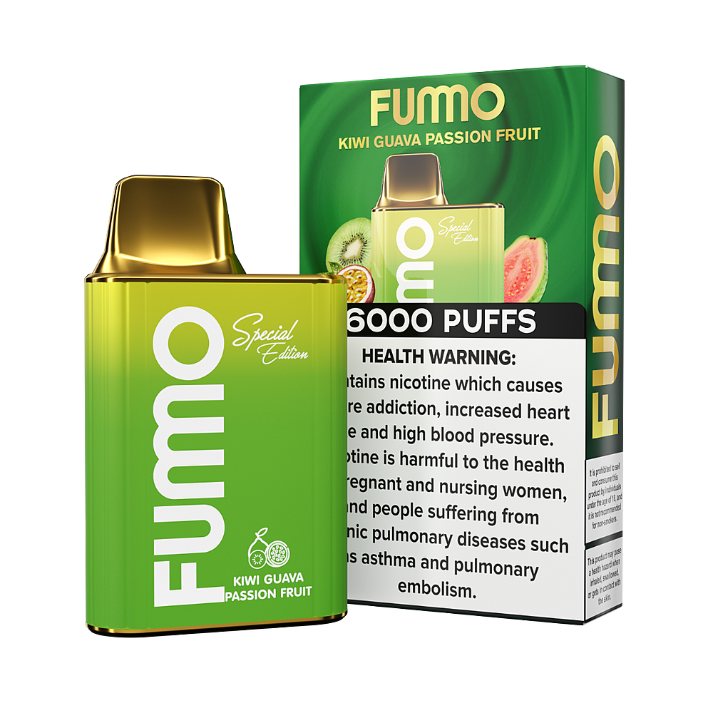 Fummo King - Kiwi Guava Passion Fruit Special Edition - 20mg/ml 6000 Puffs