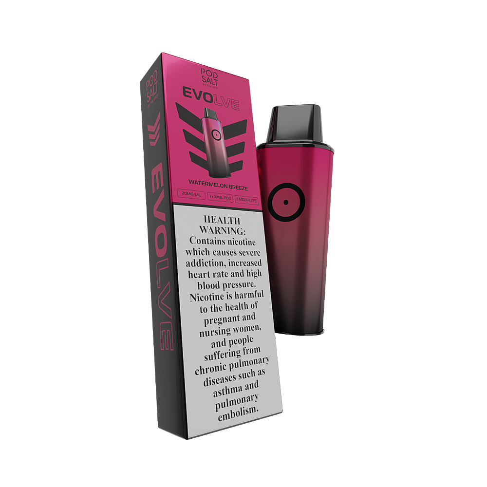 Pod Salt - Evolve Watermelon Breeze - 20mg/ml 6000 Puffs