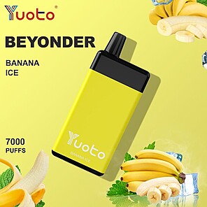 Yuoto Vape Beyonder - Banana Ice - 50mg/ml 7000 Puffs