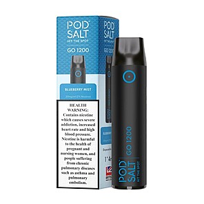 Pod Salt - Go Blueberry Mist - 20mg/ml 1200 Puffs